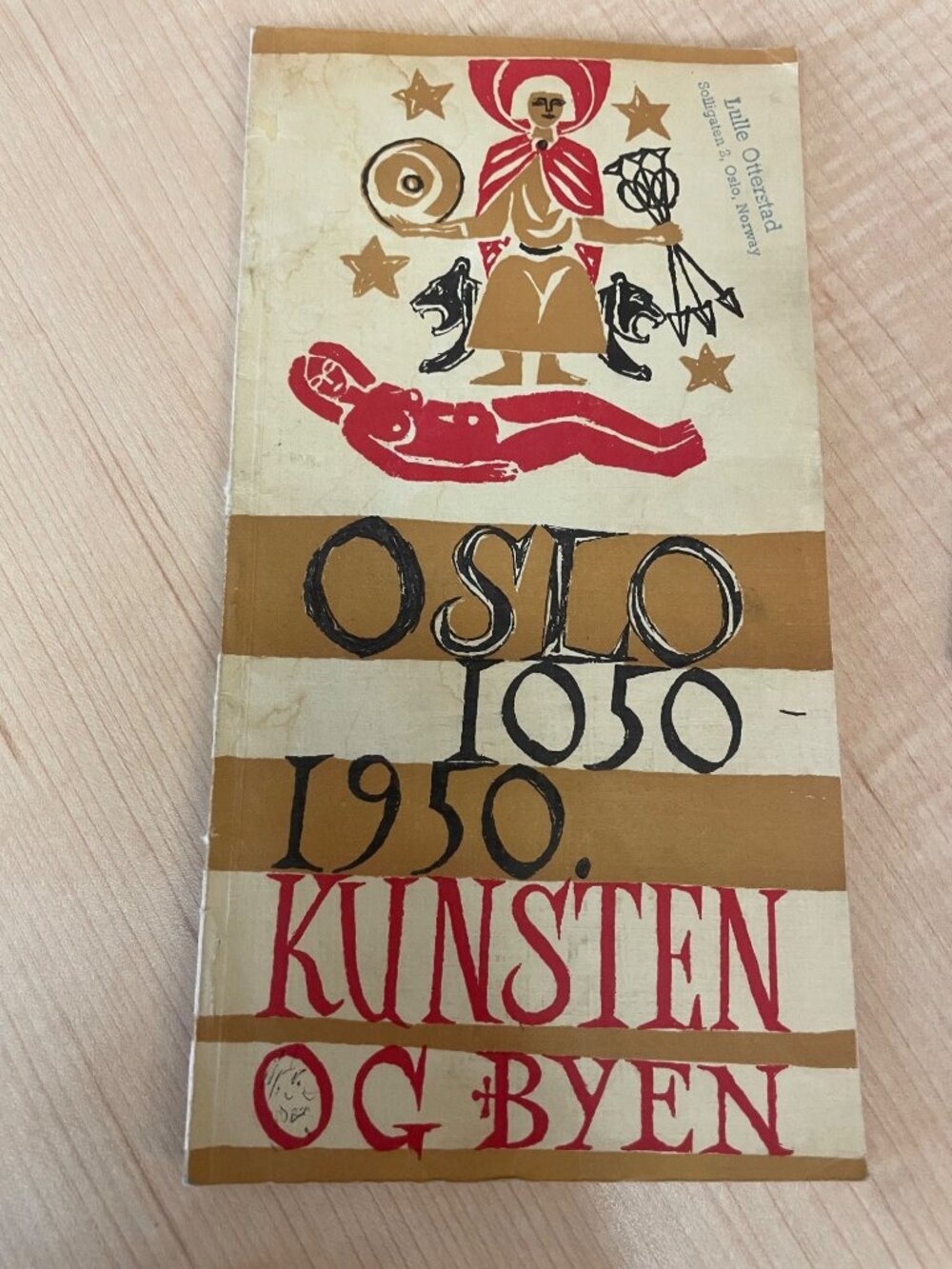 Oslo 1050-1950 Kunsten Og Byen Johan Grundt Tanum Forlag Booklet